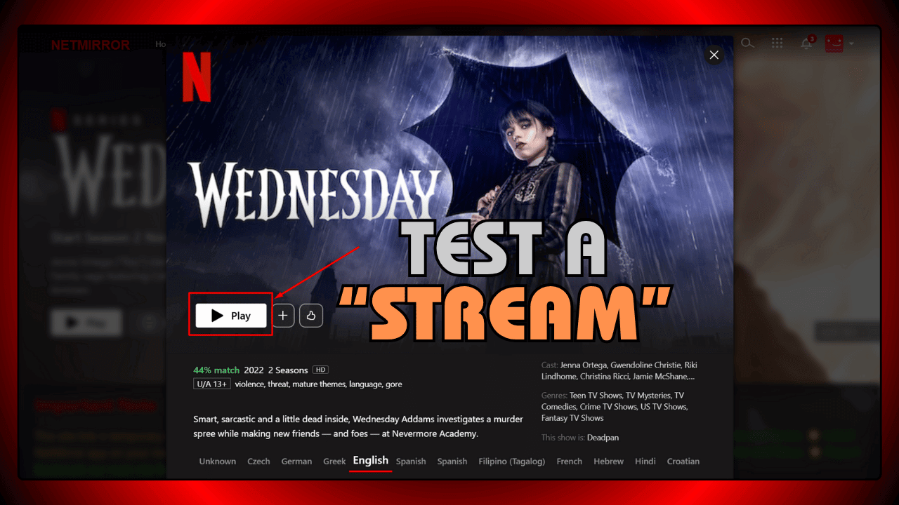 Test a Stream
